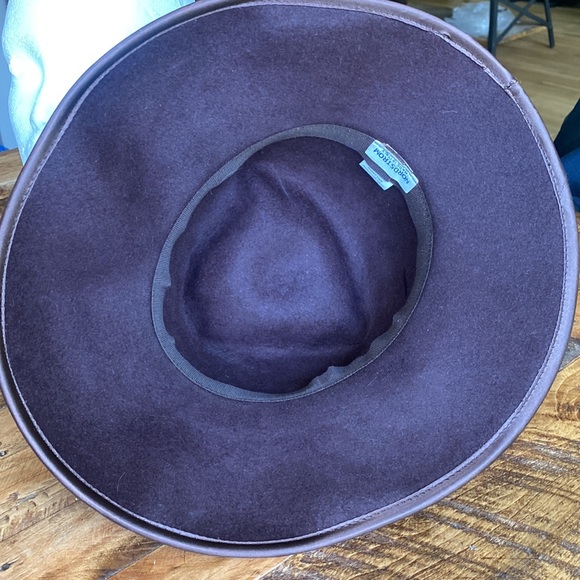 NORDSTROM BROWN MADE IN ITALY RABBIT FUR HAT ONE SIZE main image 6